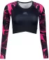 Dámský funkční crop top premium ALTISPORT VOJ/ALW114TR04 HOT-PINK