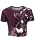 Dámský funkční crop top premium ALTISPORT VOJ/ALW022TR07 FIALOVÁ