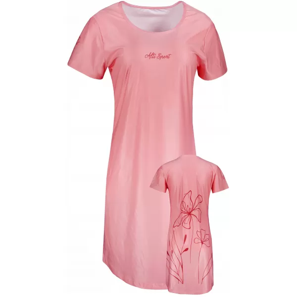  Dámské prodloužené triko/šaty premium ALTISPORT VOJ/ALW075SAT02 PEACH 