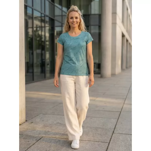  Dámské volnočasové triko premium ALTISPORT VOJ/ALW084TR06 ZELENÁ 