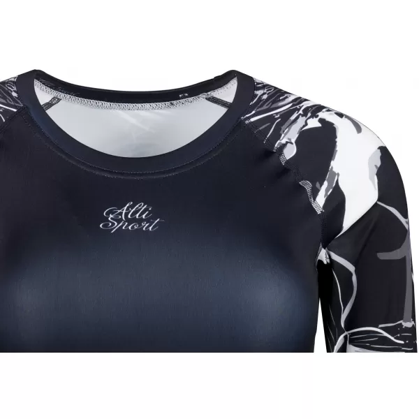  Dámský funkční crop top premium ALTISPORT VOJ/ALW114TR04 ČERNÁ 