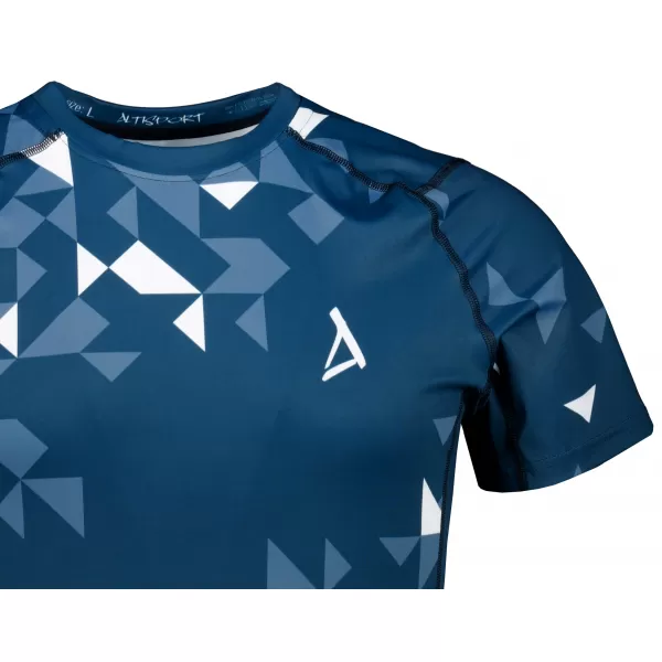  Pánské funkční kompresní triko premium ALTISPORT VOJ/ALM108TR04 NAVY-BÍLÁ 
