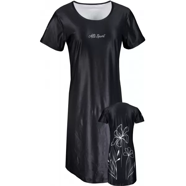  Dámské prodloužené triko/šaty premium ALTISPORT VOJ/ALW075SAT02 BLACK 