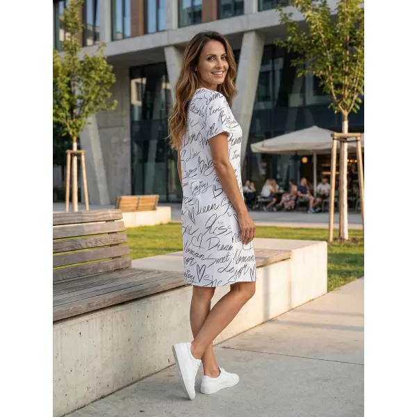  Dámské prodloužené triko/šaty premium ALTISPORT VOJ/ALW084SAT02 BÍLÁ 