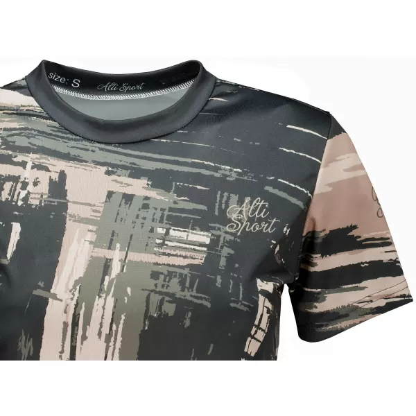  Dámský crop top premium ALTISPORT VOJ/ALW010TR07 ČERNOHNĚDÁ ČERNOHNĚDÁ 