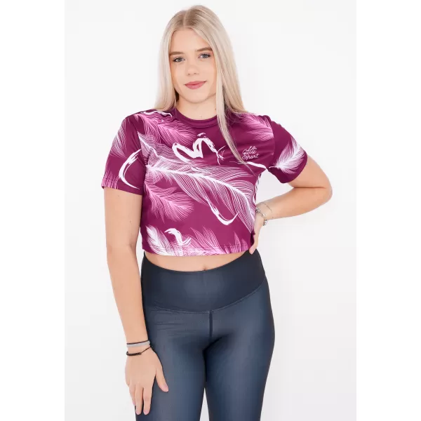  Dámský crop top premium ALTISPORT VOJ/ALW001TR07 FUCHSIOVÁ 