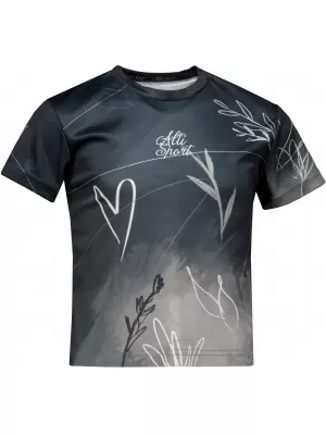 Dětské funkční triko premium ALTISPORT VOJ/ALK083TR01 ČERNOBÍLÁ