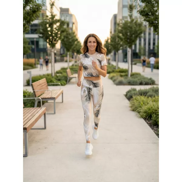  Dámský crop top premium ALTISPORT VOJ/ALW001TR07 HNĚDÁ 