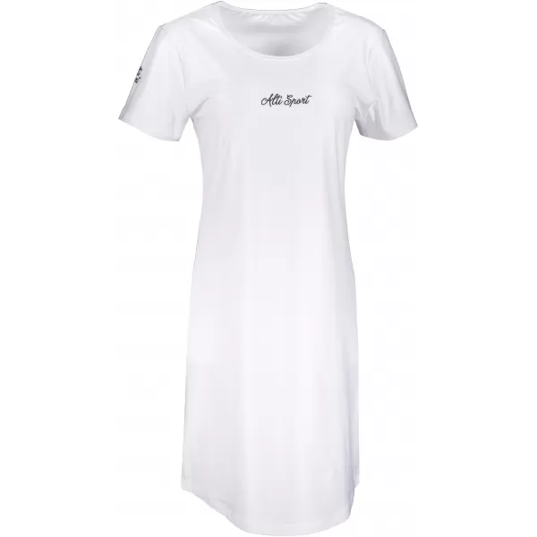  Dámské prodloužené triko/šaty premium ALTISPORT VOJ/ALW075SAT02 WHITE 
