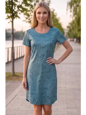 Dámské prodloužené triko/šaty premium ALTISPORT VOJ/ALW084SAT02 ZELENÁ