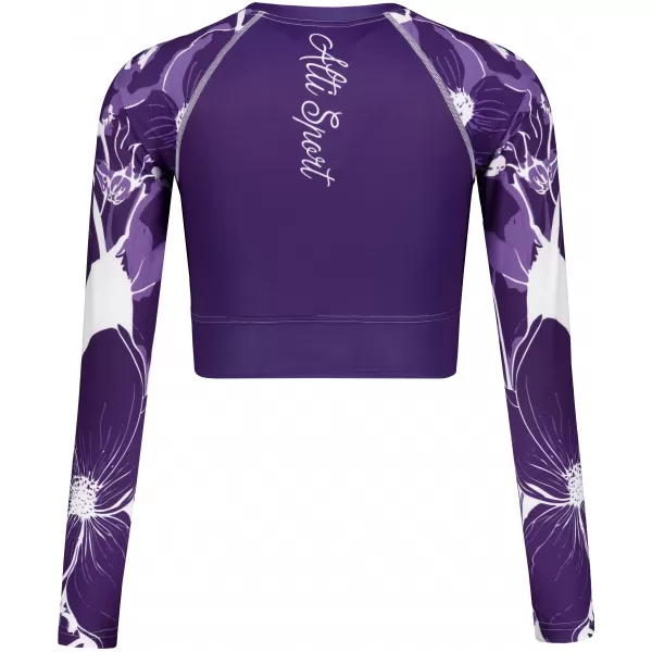  Dámský funkční crop top premium ALTISPORT VOJ/ALW114TR04 FIALOVÁ 