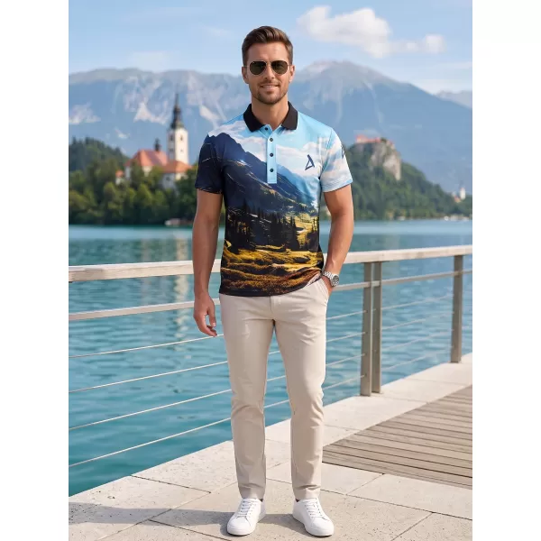  Pánské funkční triko s límečkem premium ALTISPORT VOJ/ALM116TR05 HORY 