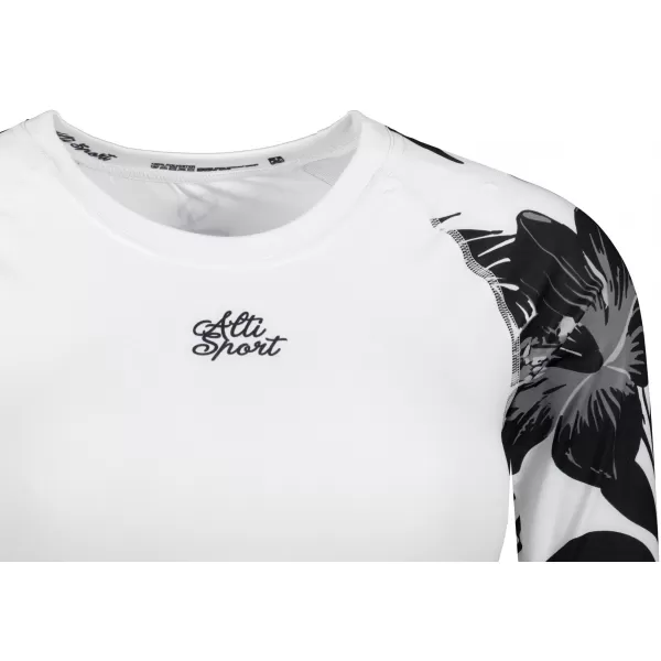  Dámský funkční crop top premium ALTISPORT VOJ/ALW115TR04 ČERNO-BÍLÁ 
