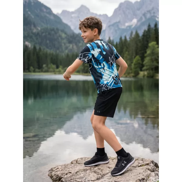 Dětské funkční triko premium ALTISPORT VOJ/ALK076TR01 MODROČERNÁ 