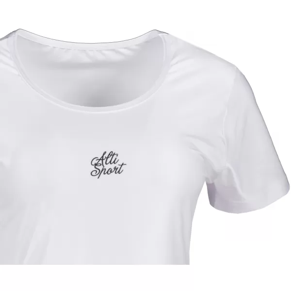  Dámské prodloužené triko premium ALTISPORT VOJ/ALW090SAT02 BÍLÁ 