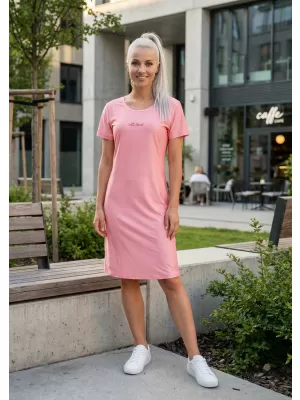 Dámské prodloužené triko/šaty premium ALTISPORT VOJ/ALW075SAT02 PEACH