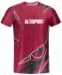 Pánské volnočasové triko premium ALTISPORT VOJ/ALM123TR06 TMAVĚ ČERVENÁ