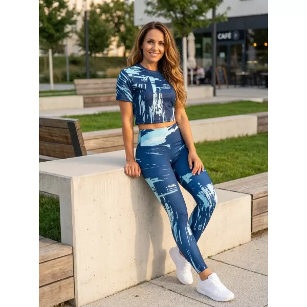  Dámský crop top premium ALTISPORT VOJ/ALW010TR07 KRÁLOVSKÁ MODRÁ KRÁLOVSKÁ MODRÁ 