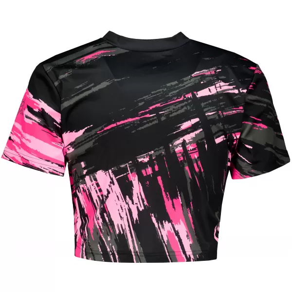  Dámský crop top premium ALTISPORT VOJ/ALW010TR07 ČERNÁ/SVĚTLE RŮŽOVÁ ČERNÁ/SVĚTLE RŮŽOVÁ 