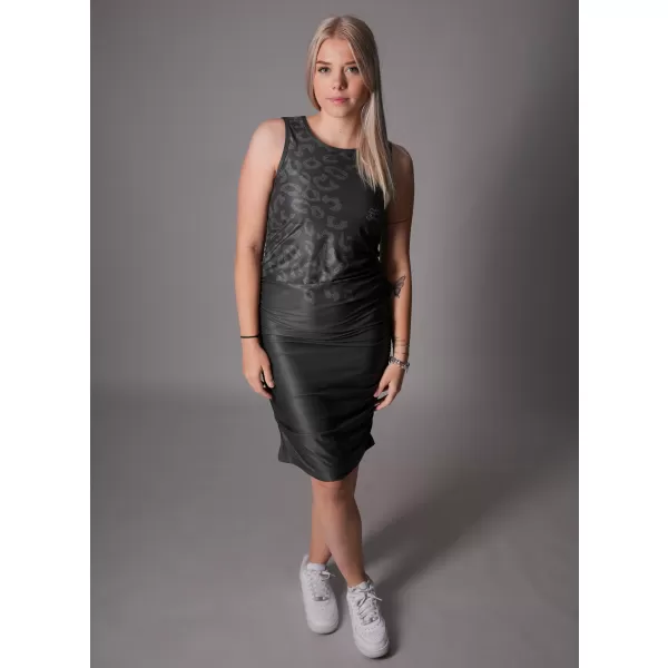  Dámské šaty premium ALTISPORT VOJ/ALW047SAT03 ČERNÁ 