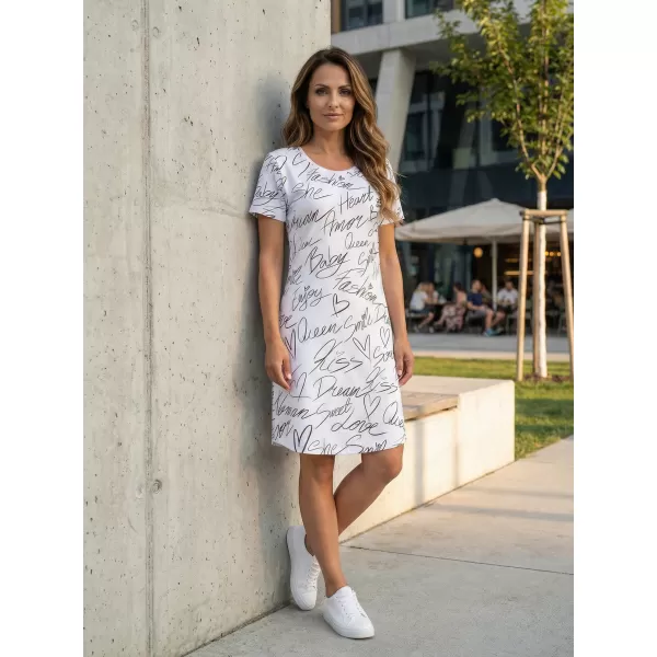  Dámské prodloužené triko/šaty premium ALTISPORT VOJ/ALW084SAT02 BÍLÁ 