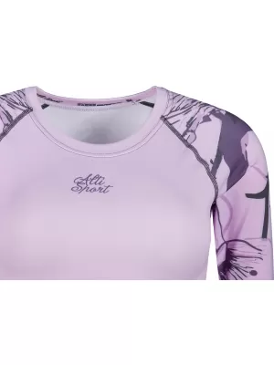 Dámský funkční crop top premium ALTISPORT VOJ/ALW114TR04 RŮŽOVÁ