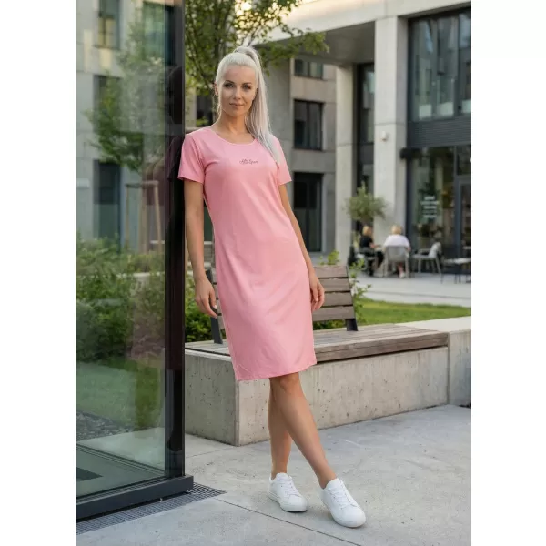  Dámské prodloužené triko/šaty premium ALTISPORT VOJ/ALW075SAT02 PEACH 