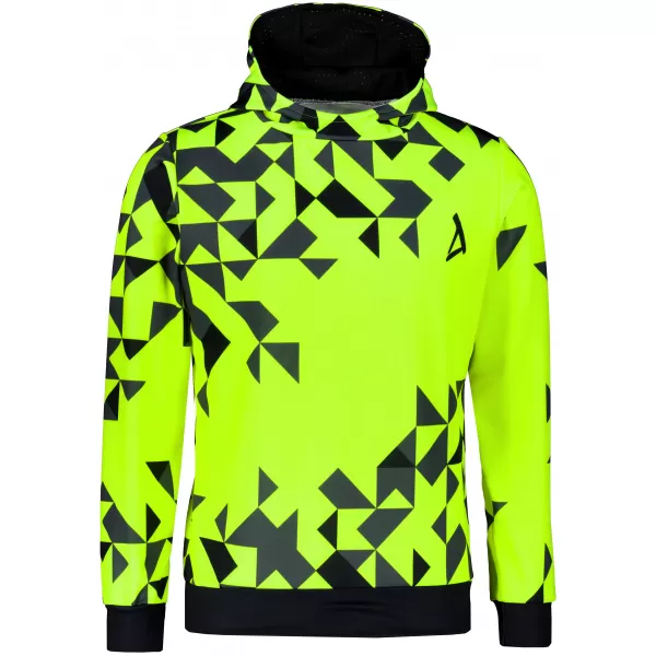  Pánská funkční mikina premium ALTISPORT VOJ/ALM108MI01 NEON ŽLUTÁ 