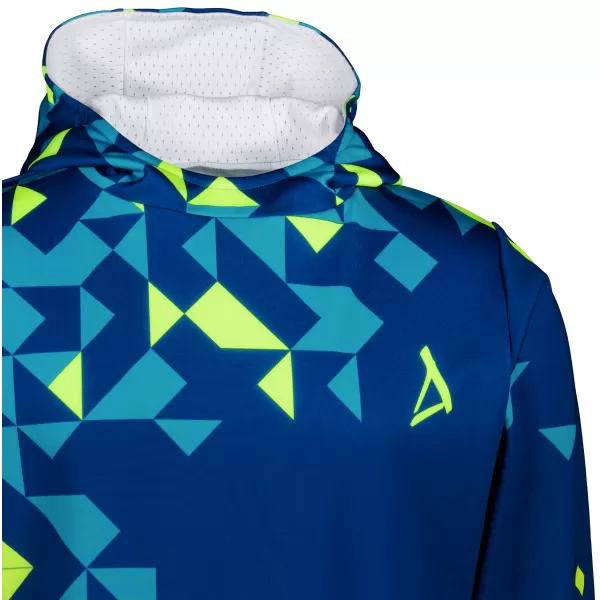  Pánská funkční mikina premium ALTISPORT VOJ/ALM108MI01 NAVY-NEON ŽLUTÁ 