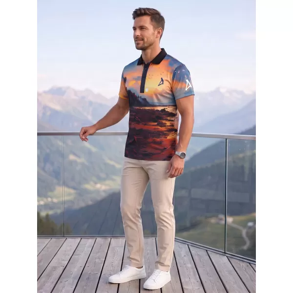  Pánské funkční triko s límečkem premium ALTISPORT VOJ/ALM116TR05 BŘEH 