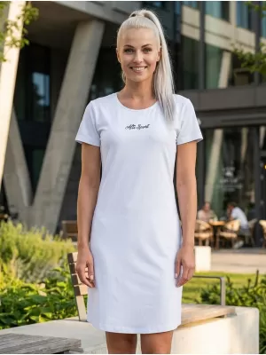 Dámské prodloužené triko/šaty premium ALTISPORT VOJ/ALW075SAT02 WHITE