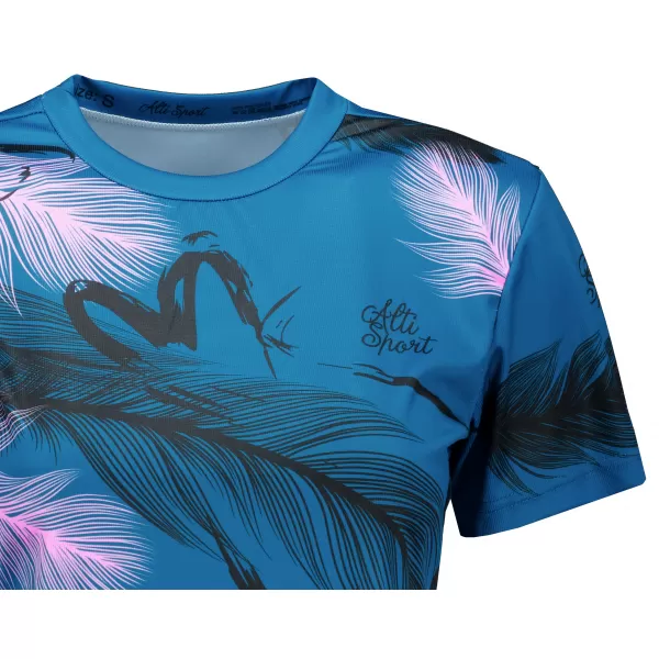  Dámský crop top premium ALTISPORT VOJ/ALW001TR07 PETROLEJOVÁ/SVĚTLE RŮŽOVÁ PETROLEJOVÁ/SVĚTLE RŮŽOVÁ 