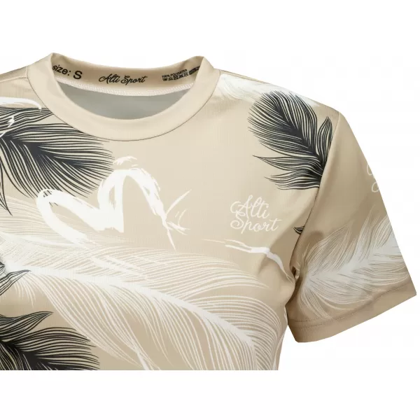  Dámský crop top premium ALTISPORT VOJ/ALW001TR07 HNĚDÁ 