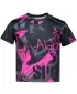Dětské funkční triko premium ALTISPORT VOJ/ALK076TR01 ČERNÁ/FLUO RŮŽOVÁ