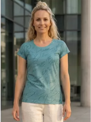 Dámské volnočasové triko premium ALTISPORT VOJ/ALW084TR06 ZELENÁ