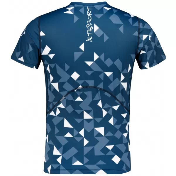  Pánské funkční kompresní triko premium ALTISPORT VOJ/ALM108TR04 NAVY-BÍLÁ 