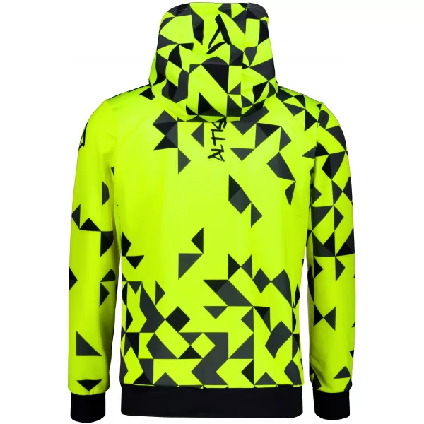  Pánská funkční mikina premium ALTISPORT VOJ/ALM108MI01 NEON ŽLUTÁ 
