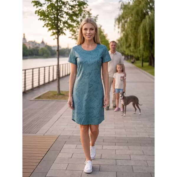  Dámské prodloužené triko/šaty premium ALTISPORT VOJ/ALW084SAT02 ZELENÁ 