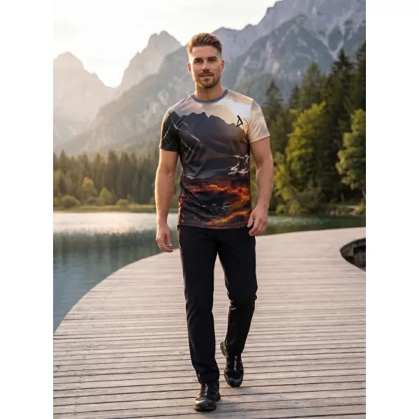  Pánské volnočasové triko premium ALTISPORT VOJ/ALM116TR06 SKÁLY 