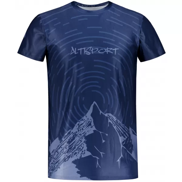  Pánské volnočasové triko premium ALTISPORT VOJ/ALM121TR06 NAVY-BLUE 