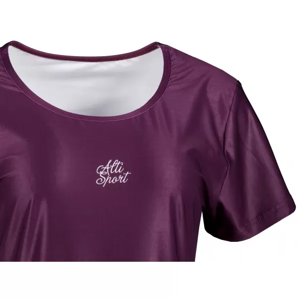  Dámské prodloužené triko premium ALTISPORT VOJ/ALW090SAT02 VÍNOVÁ 