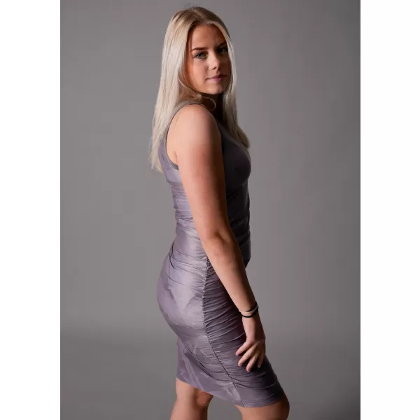  Dámské šaty premium ALTISPORT VOJ/ALW096SAT03 ŠEDÁ 