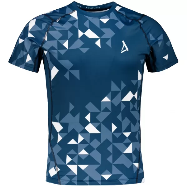  Pánské funkční kompresní triko premium ALTISPORT VOJ/ALM108TR04 NAVY-BÍLÁ 