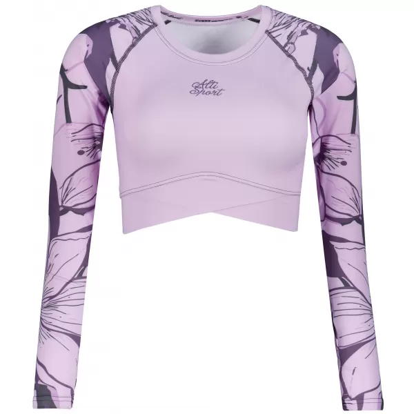  Dámský funkční crop top premium ALTISPORT VOJ/ALW114TR04 RŮŽOVÁ 