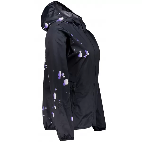  Dámská softshellová bunda premium ALTISPORT VOJ/ALW077JACK01 ČERNÁ/FIALOVÁ 