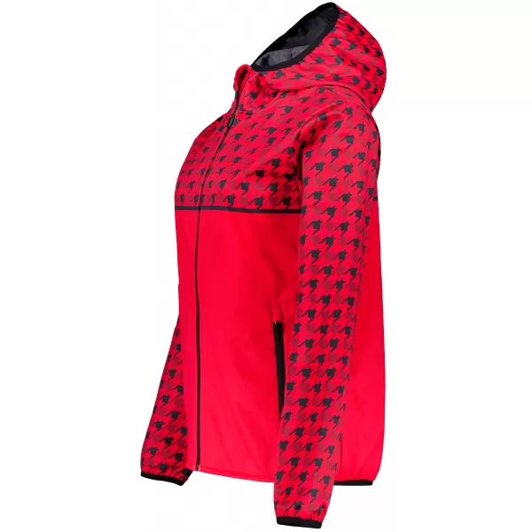  Dámská softshellová bunda premium ALTISPORT VOJ/ALW048JACK01 ČERVENÁ 