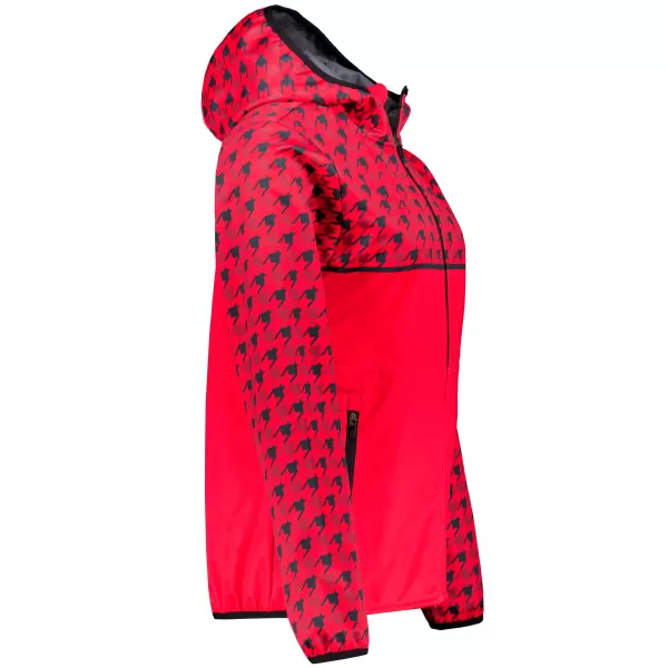  Dámská softshellová bunda premium ALTISPORT VOJ/ALW048JACK01 ČERVENÁ 