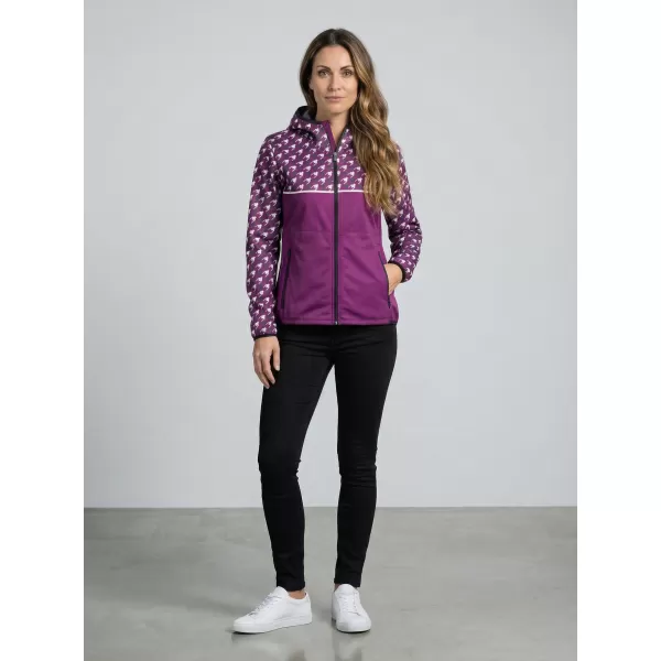  Dámská softshellová bunda premium ALTISPORT VOJ/ALW048JACK01 FIALOVÁ 