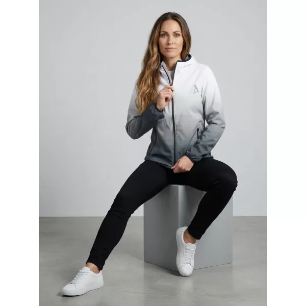  Dámská softshellová bunda premium ALTISPORT VOJ/ALW126JACK01 ČERNOBÍLÁ 