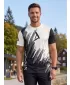 Pánské funkční triko premium ALTISPORT VOJ/ALM006TR01 ČERNÁ/SLONOVÁ KOST